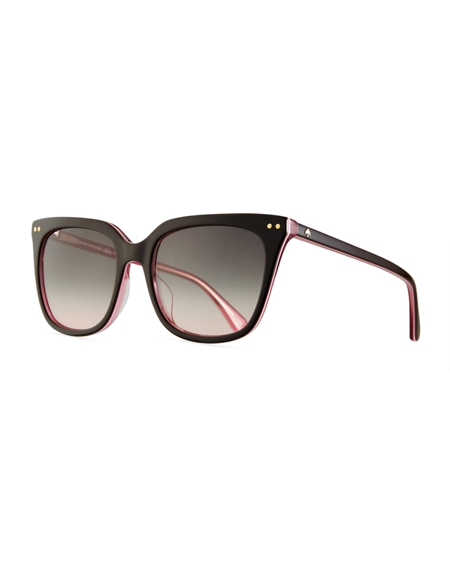 kate spade new york giana square acetate sunglasses Neiman Marcus