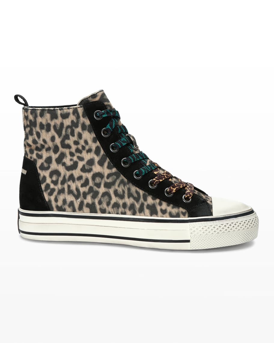 underholdning brugt Efterligning Ash Genial Punk Multicolored Cheetah-Print High-Top Sneakers | Neiman Marcus