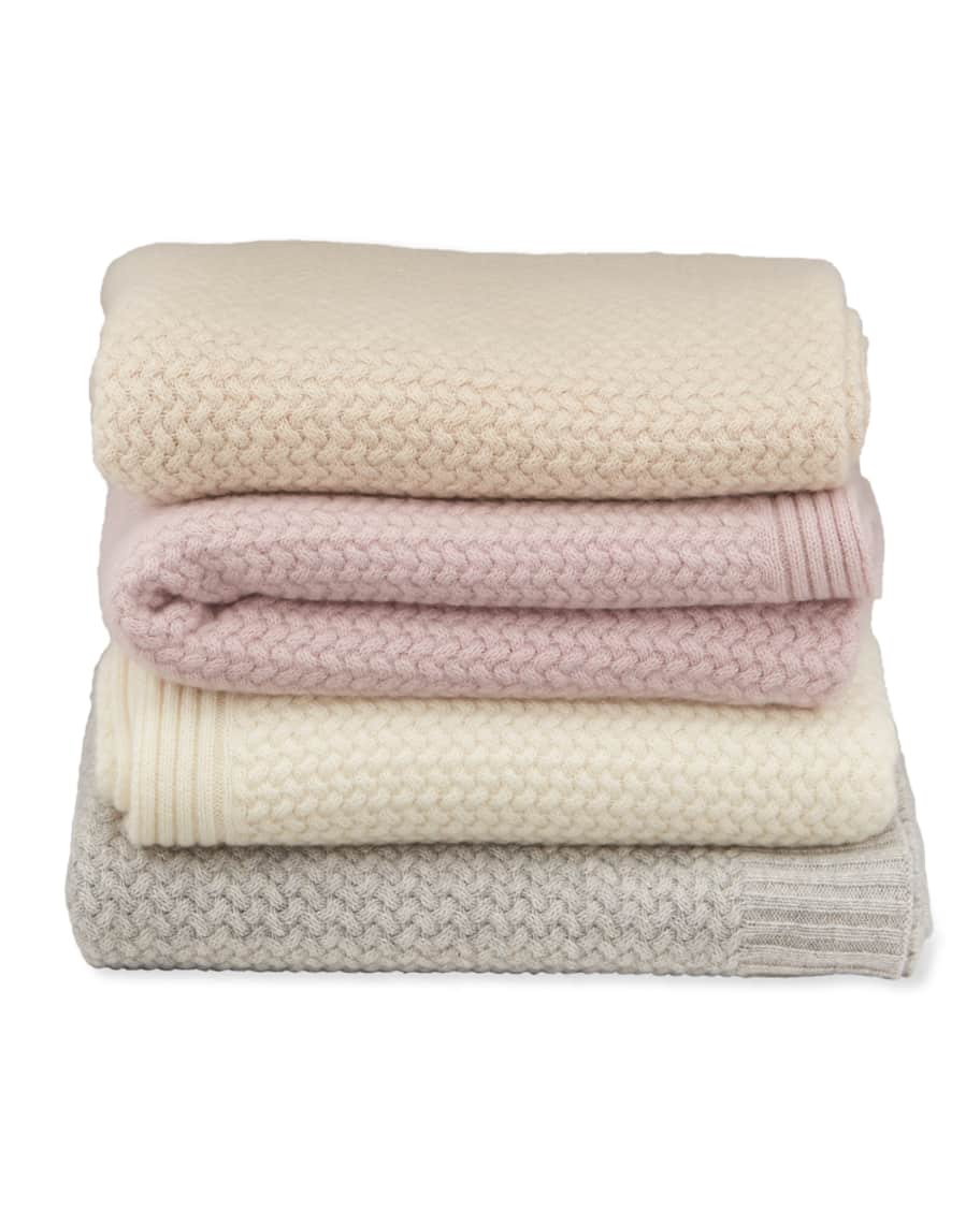 Sofia Cashmere Basket Weave Cashmere Throw Neiman Marcus