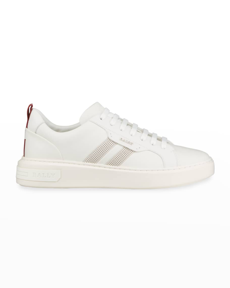 Bally Men's Maxim 7 Striped Leather Low-Top Sneakers | Neiman Marcus