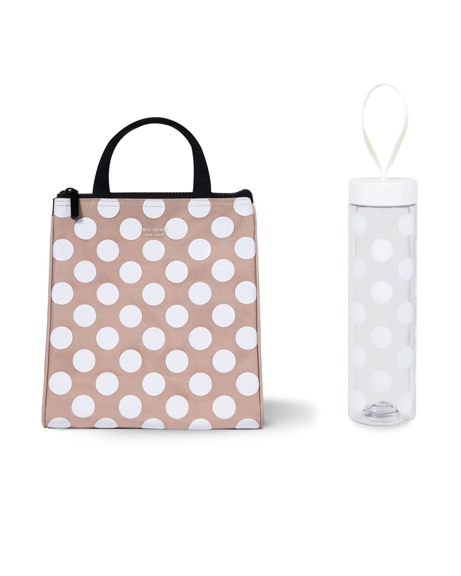 kate spade new york Jumbo Dot Lunch Set Neiman Marcus