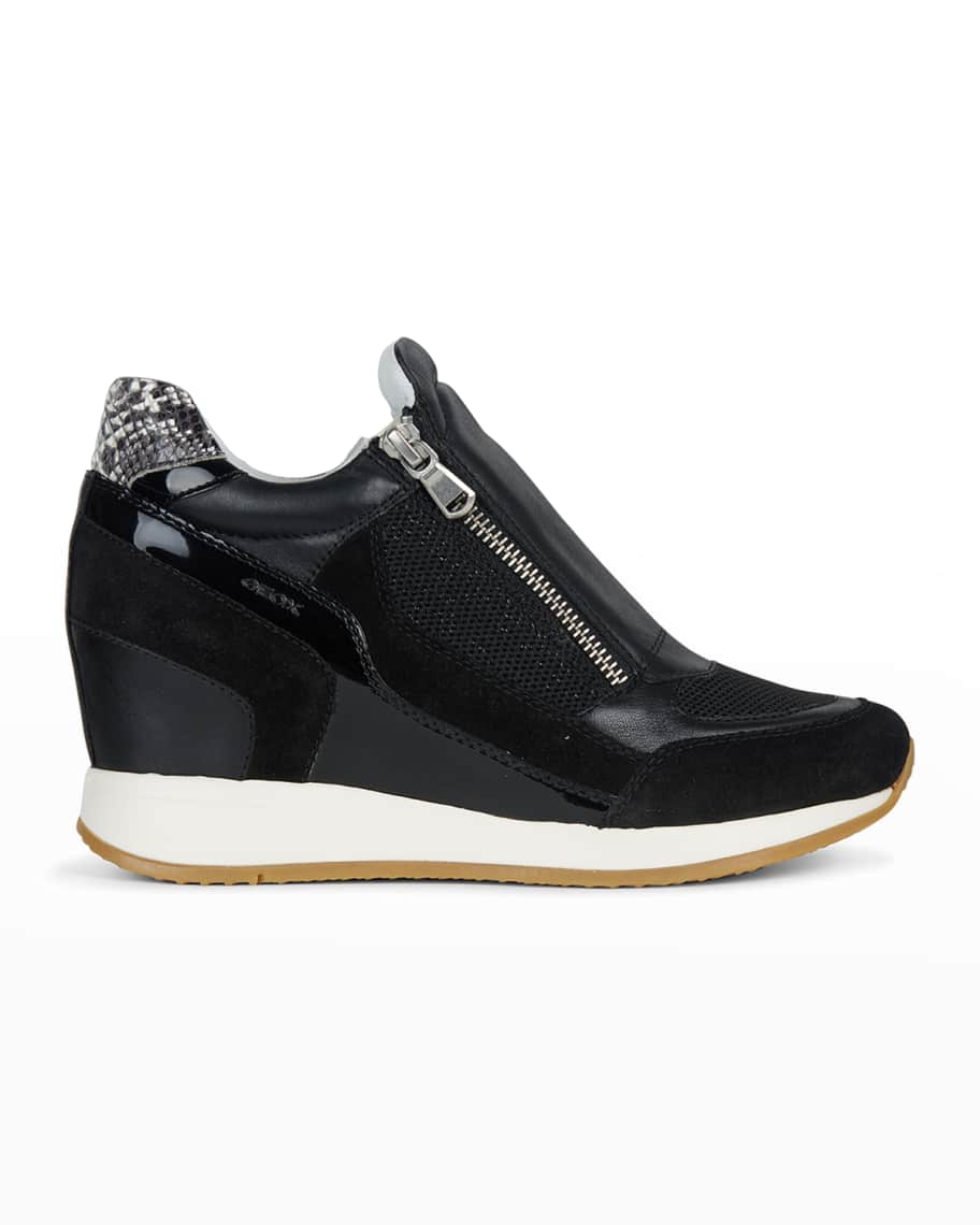 Nydame Mix-Media Wedge Sneakers | Neiman Marcus