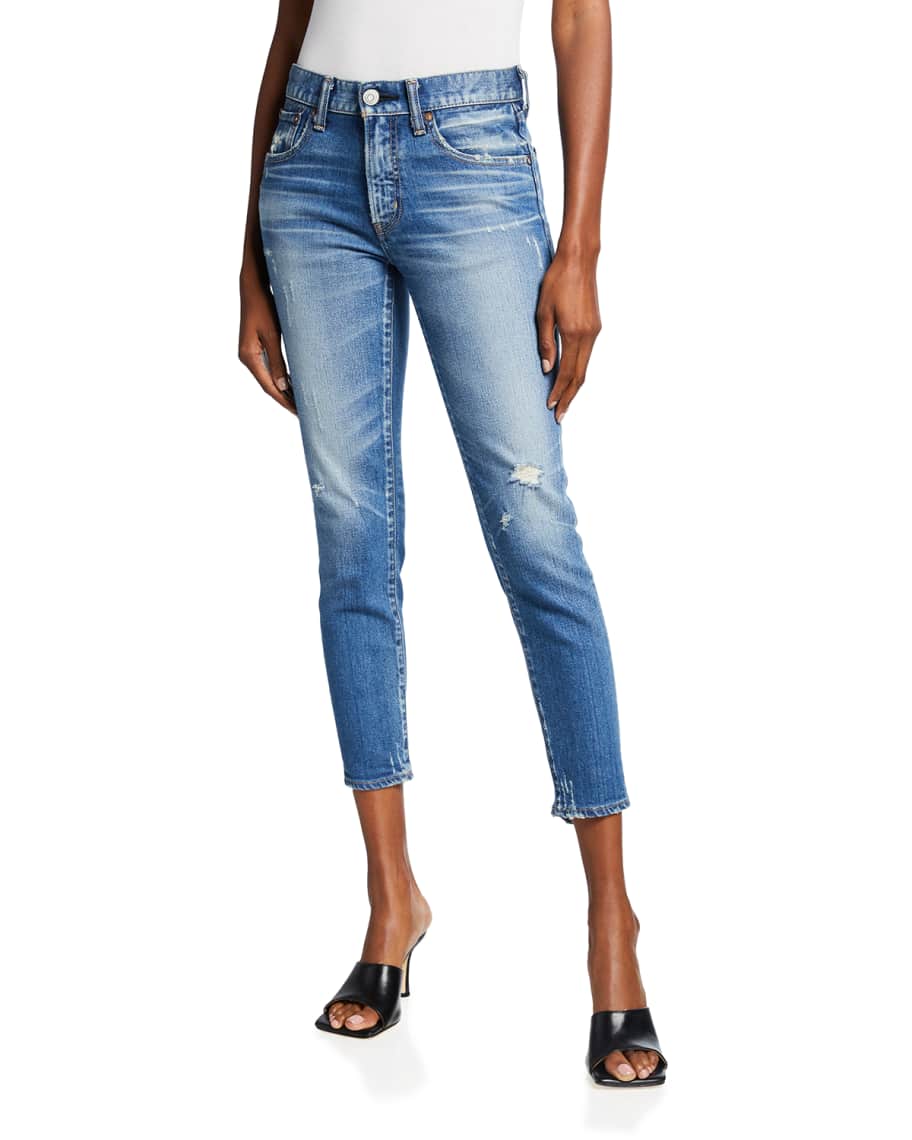 MOUSSY VINTAGE Velma Cropped Skinny Jeans | Neiman Marcus