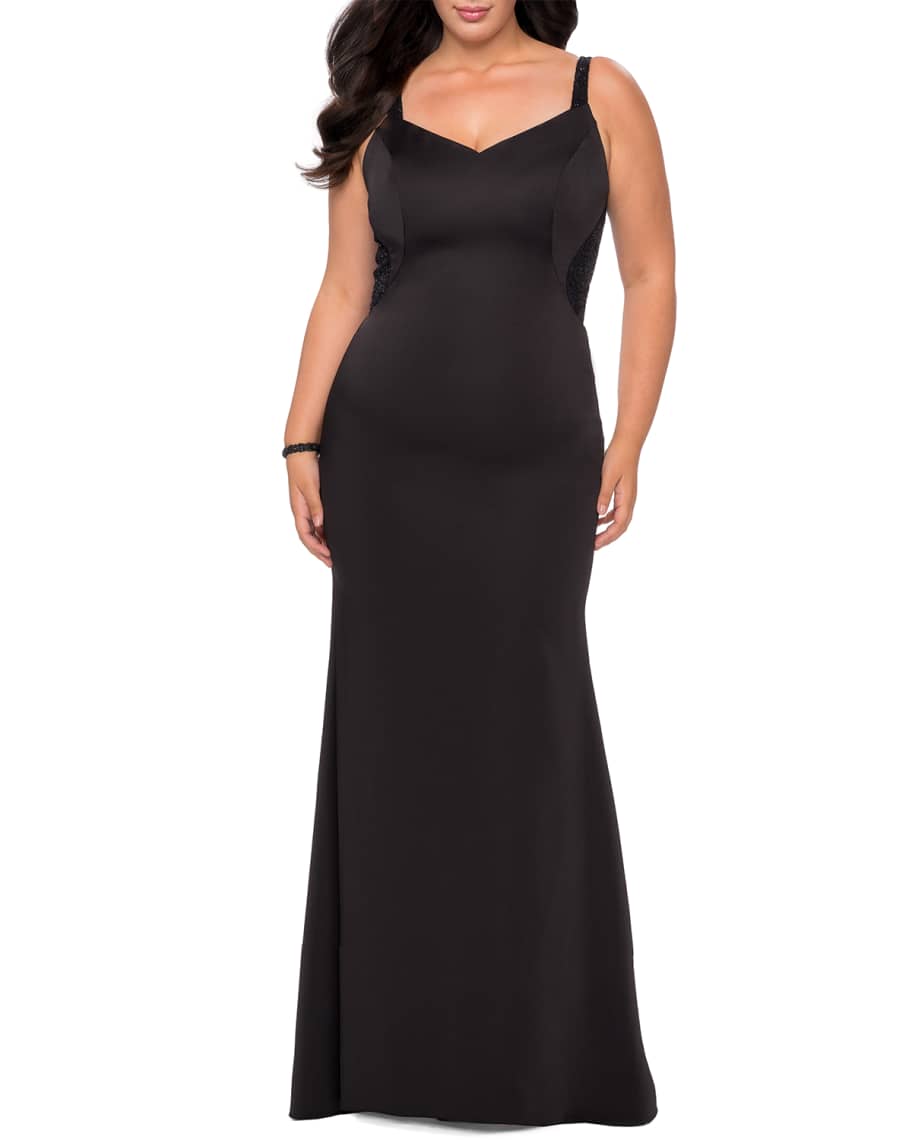 Neiman marcus plus top size evening wear