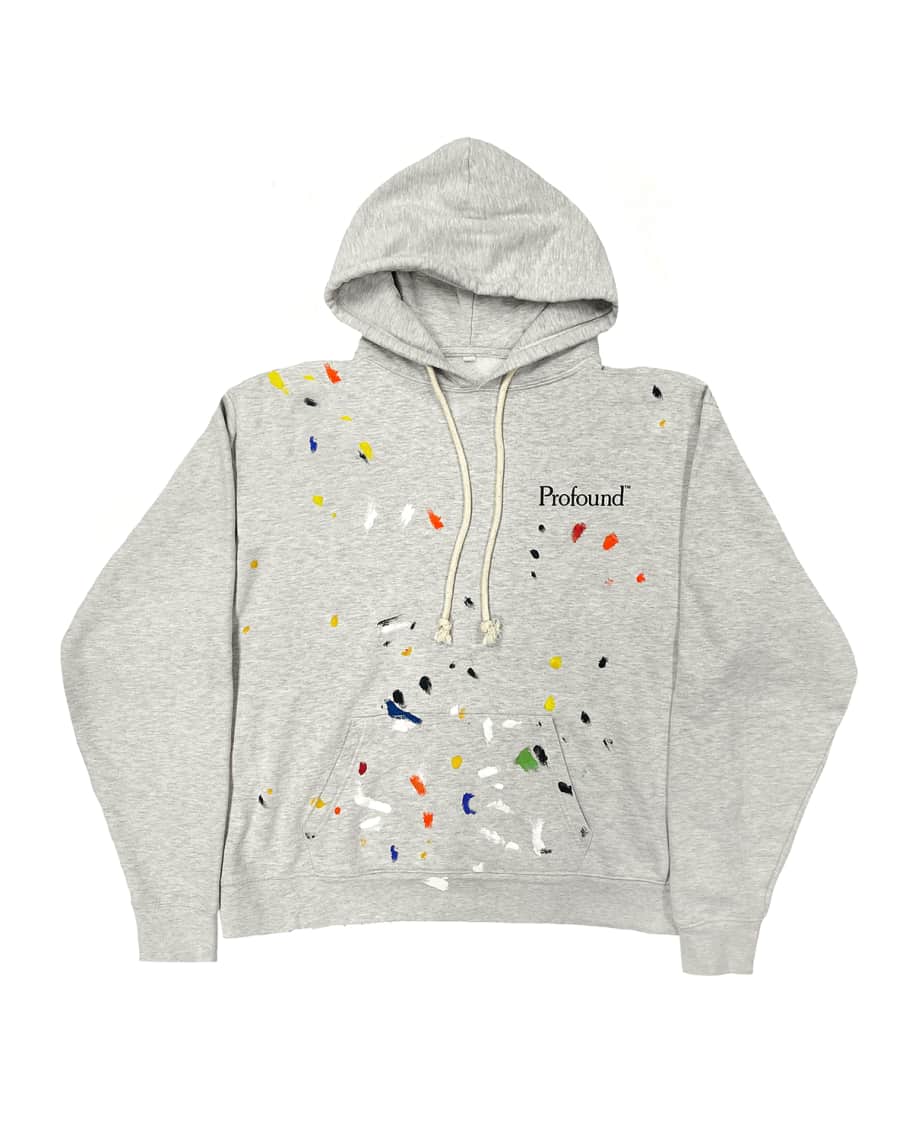 Profound Men s Logo Paint Splatter Pullover Hoodie Neiman Marcus