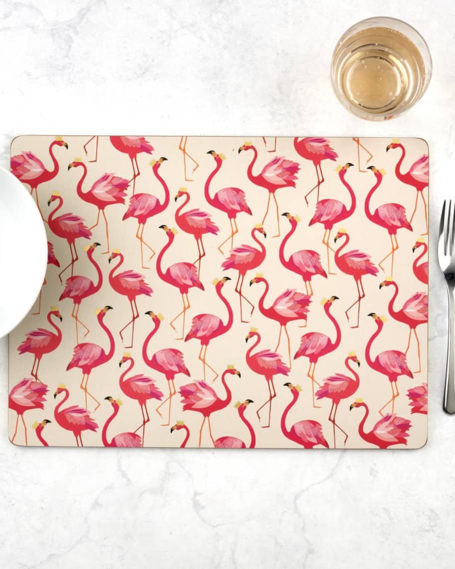 Sara Miller Sara Miller Flamingo Placemats, Set of 4 Neiman Marcus