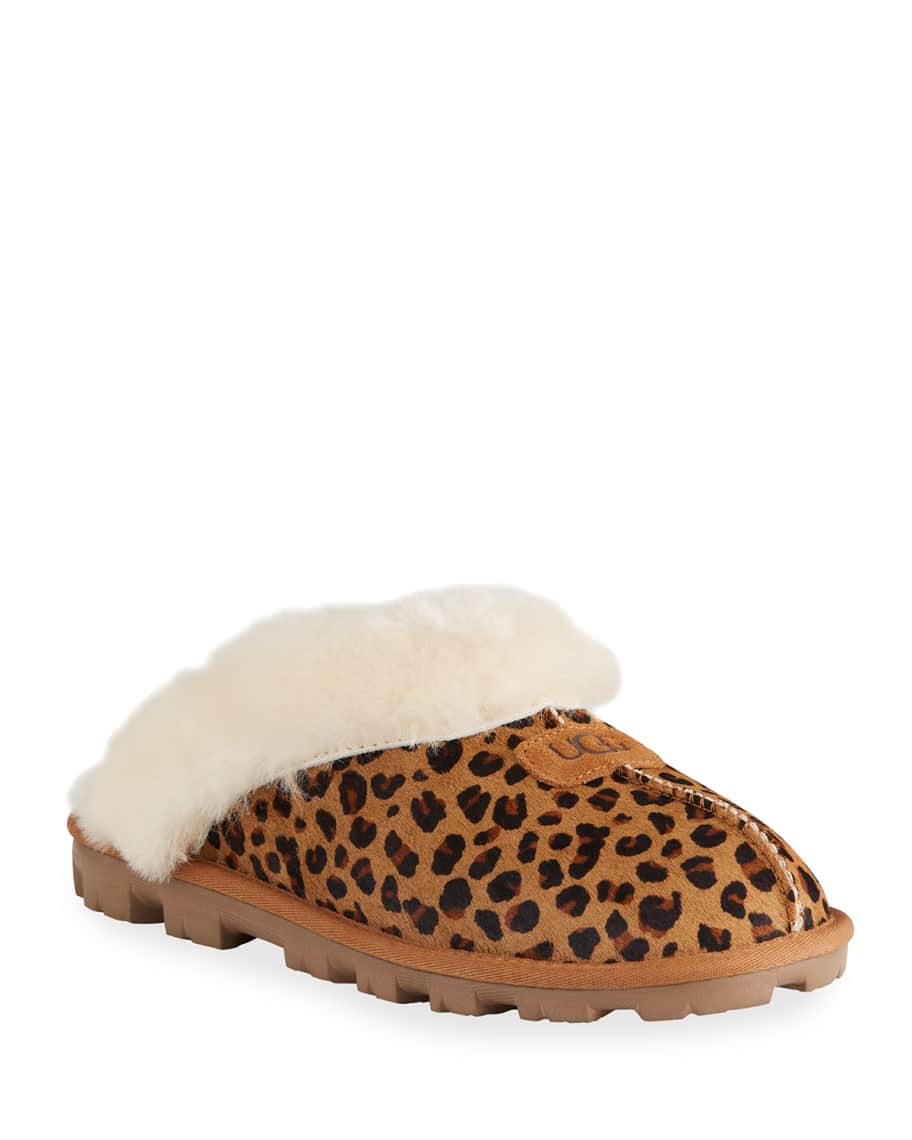 Ugg coquette slipper leopard hot sale