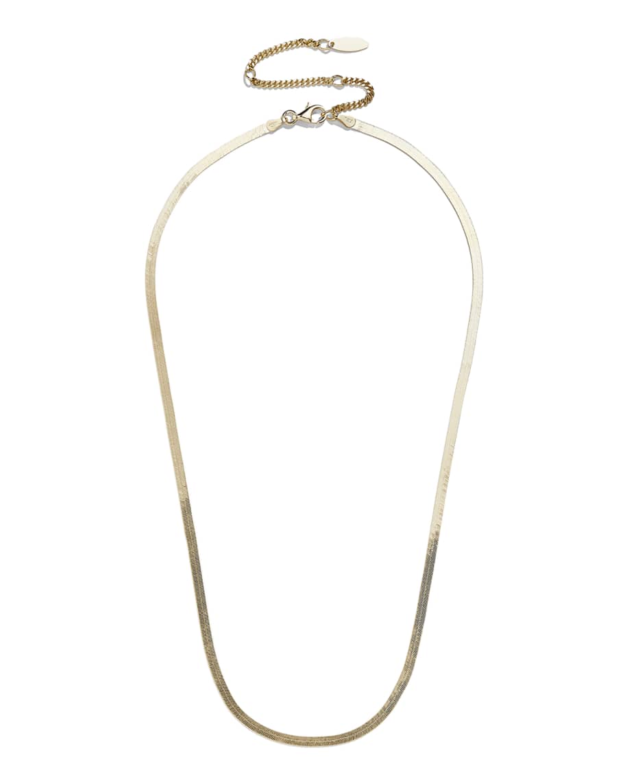 BaubleBar Gia Herringbone Chain Necklace Neiman Marcus