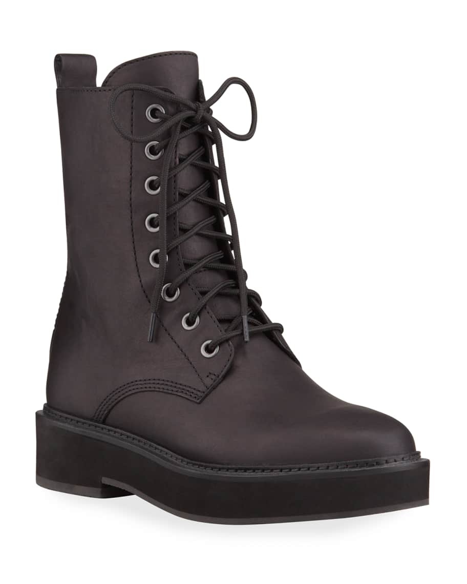 Eileen fisher combat boots top