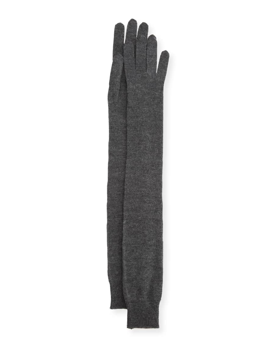 THE ROW Long CashmereSilk Gloves Neiman Marcus