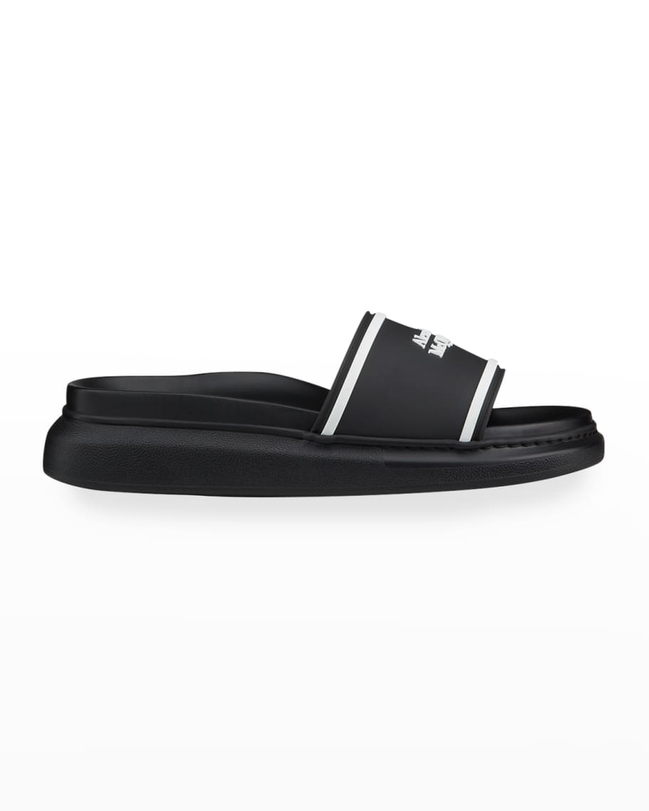 Alexander McQueen Pool Slide Sandals | Neiman Marcus