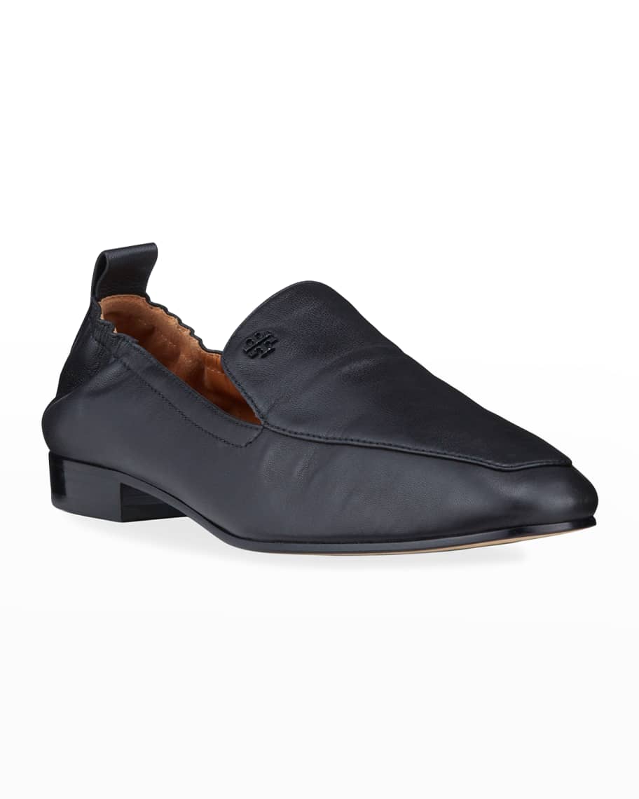 Tory Burch Kira Leather Flat Loafers Neiman Marcus