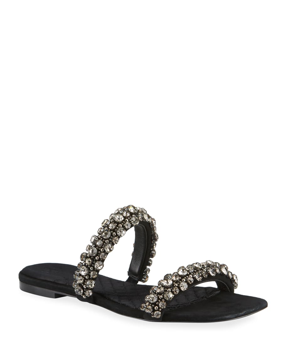 Tory burch crystal slide sandal sales