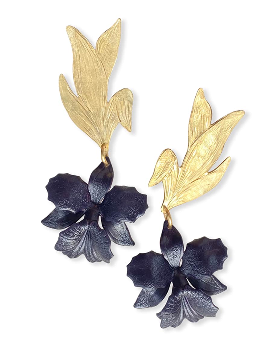 We Dream in Colour Kalea Orchid Earrings