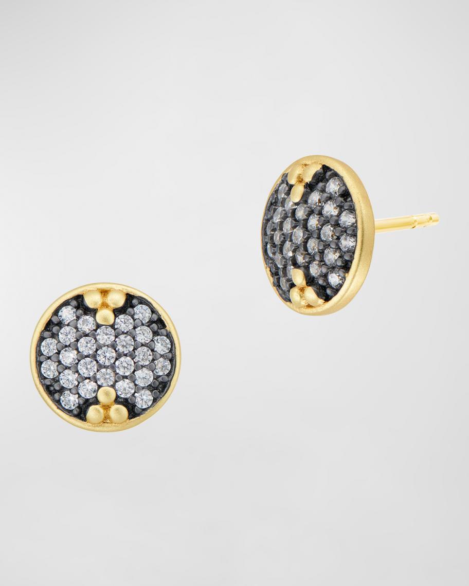 Freida Rothman Pave Disc Stud Earrings | Neiman Marcus