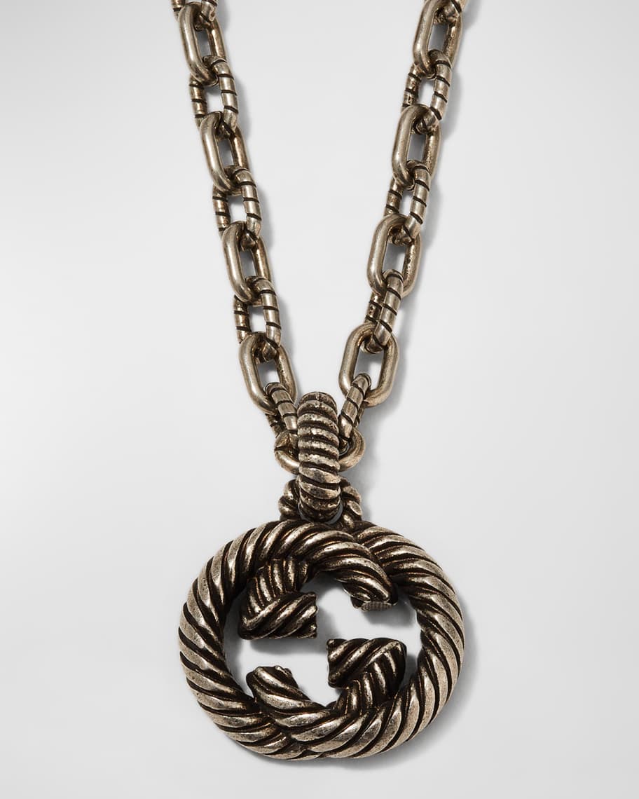 Gucci interlocking g necklace mens new arrivals
