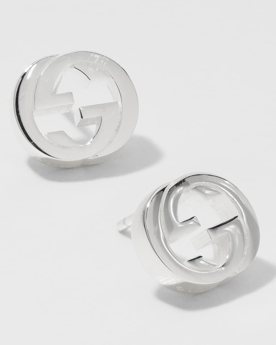 Gucci Interlocking G Stud Earrings Neiman Marcus