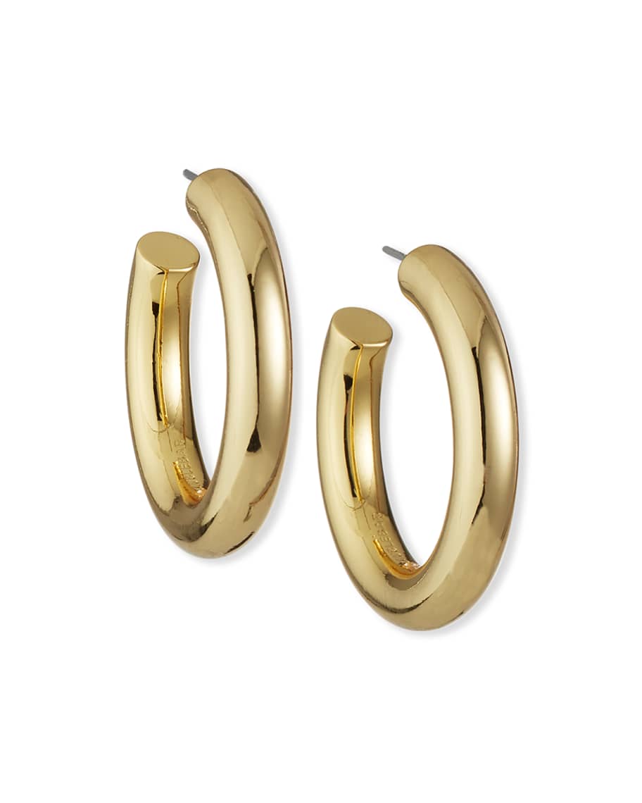 Dalilah small online tube huggie hoops