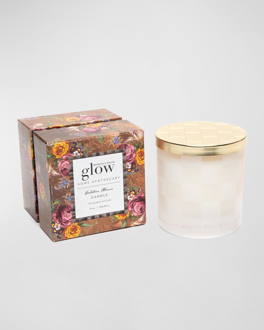 MacKenzieChilds 8 oz. Golden Hour Candle Neiman Marcus