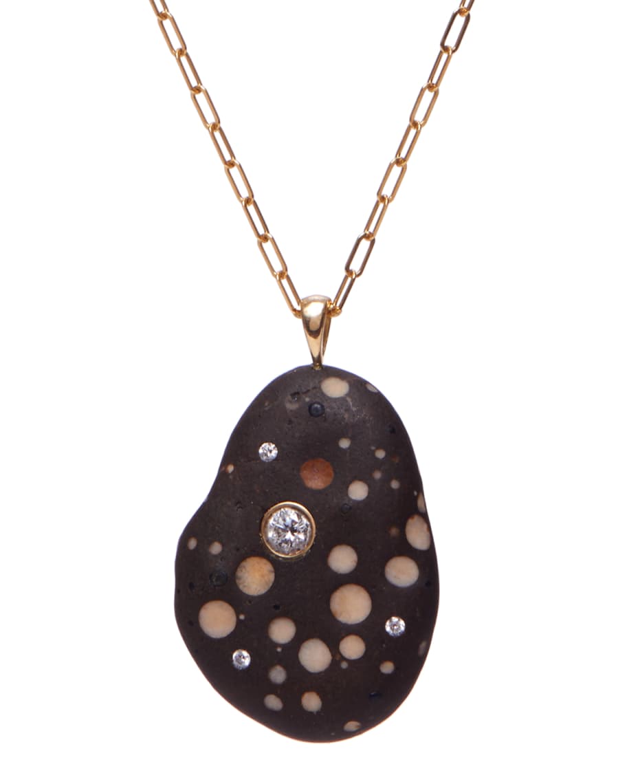 CVC Stones One of a Kind Kusama Stone Necklace with Diamonds Neiman Marcus