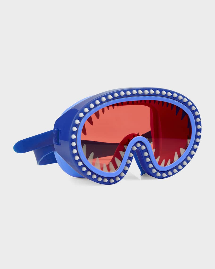 Image 1 of 1: Kid's Shark Teeth & Spikes Swim/Snorkel Mask Goggles