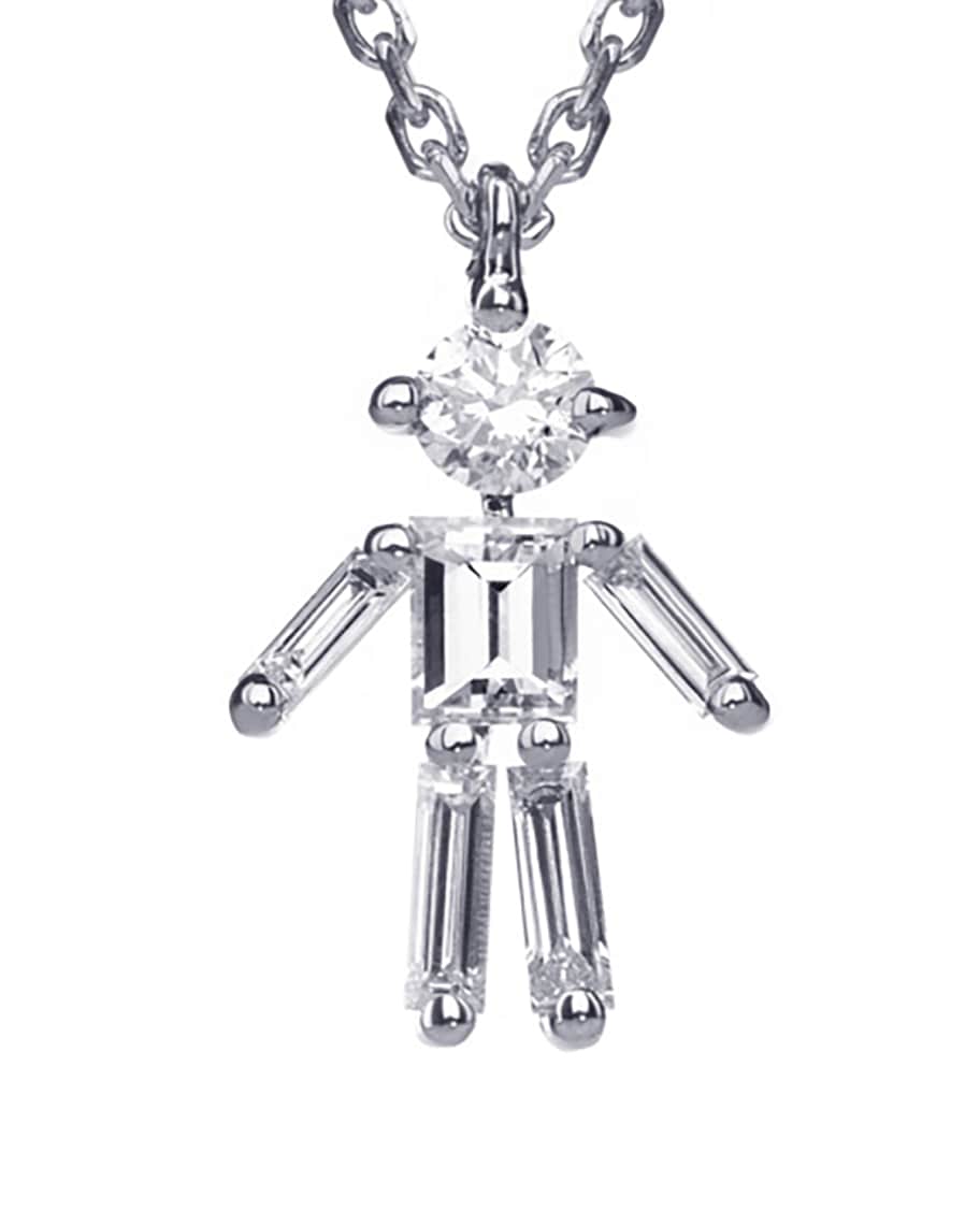 LITTLE ONES PARIS Diamond Boy Necklace Neiman Marcus