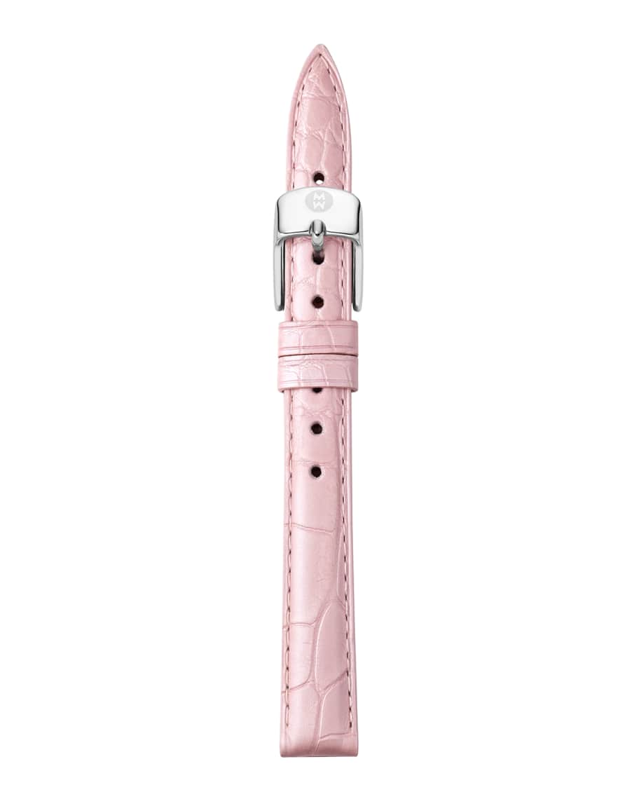 MICHELE Lilac Alligator Watch Strap 12mm Neiman Marcus