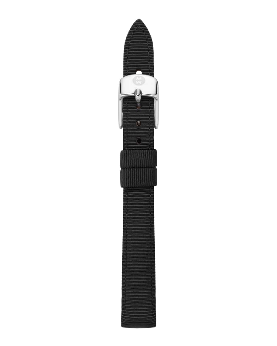 MICHELE 12mm Grosgrain Strap Black Neiman Marcus