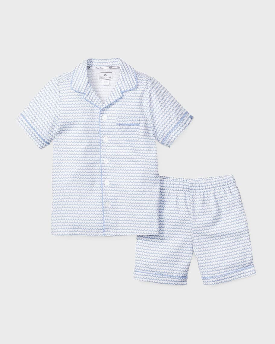 Petite Plume Kid's La Mer Classic Pajama Shorts Set, Size 6M-14 ...