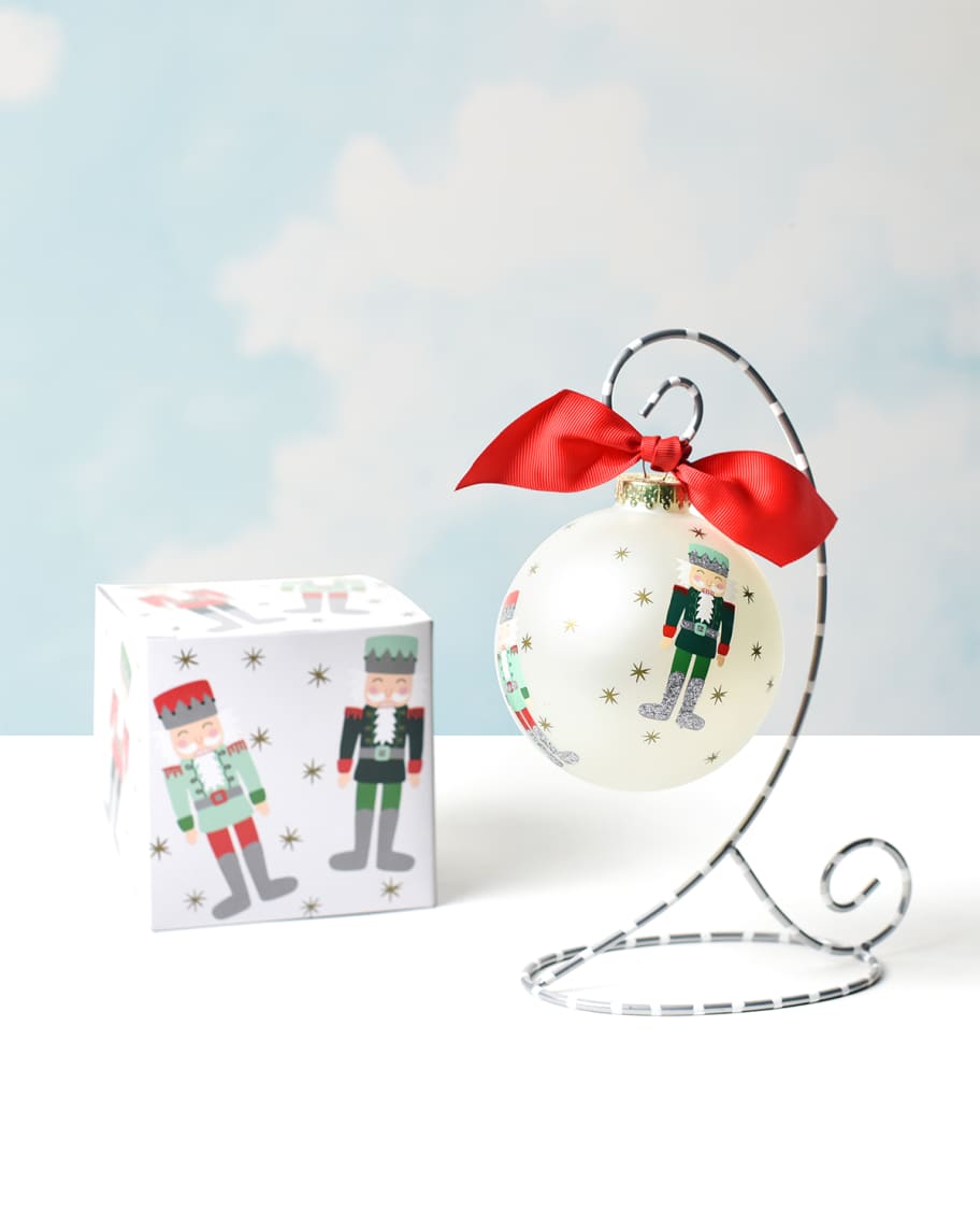 Coton Colors Nutcracker Glass Ornament, Personalized | Neiman Marcus