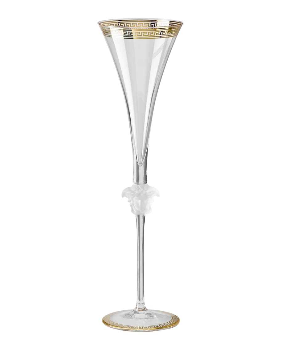 Versace Crystal Champagne Flute