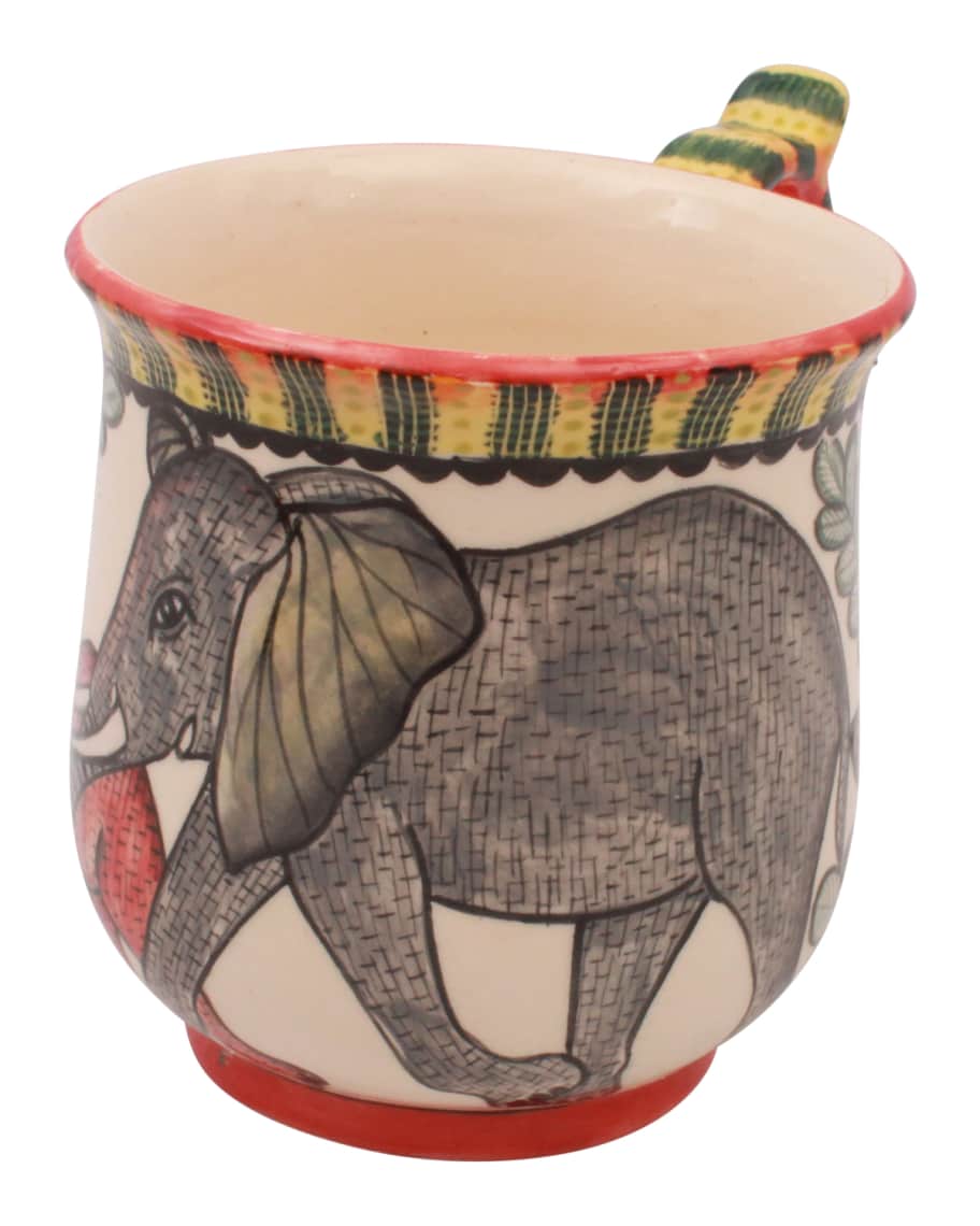 Ardmore Ceramic Art Elephant Mug Neiman Marcus
