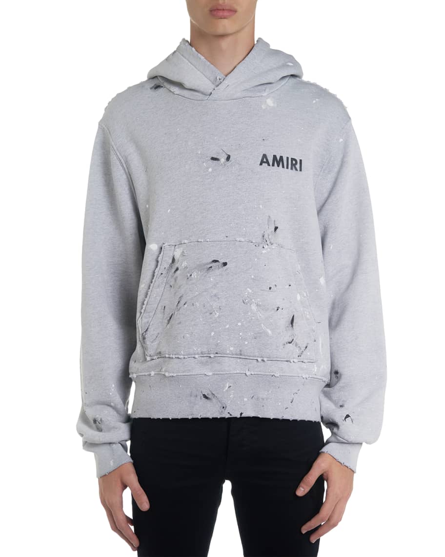 Grey amiri hoodie clearance