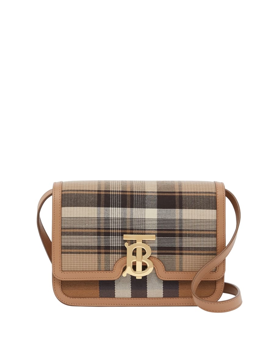 TB Small Plaid Crossbody Bag