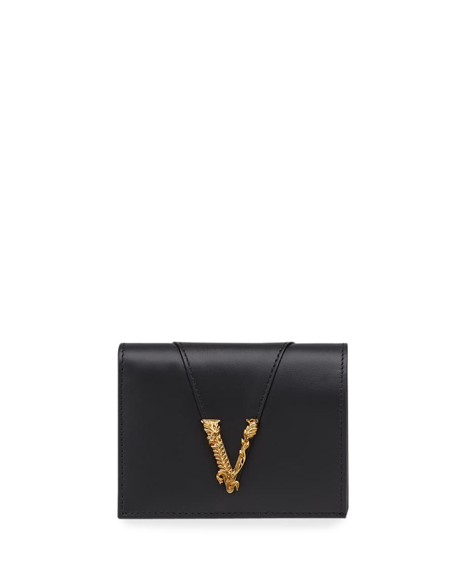 Versace Virtus Bifold Leather Wallet | Neiman Marcus