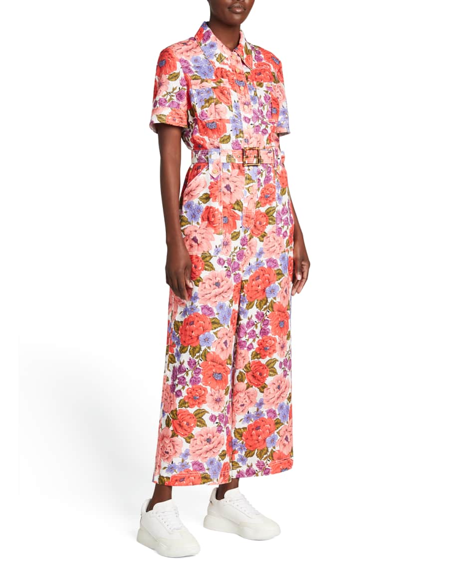 Zimmermann floral jumpsuit 2025