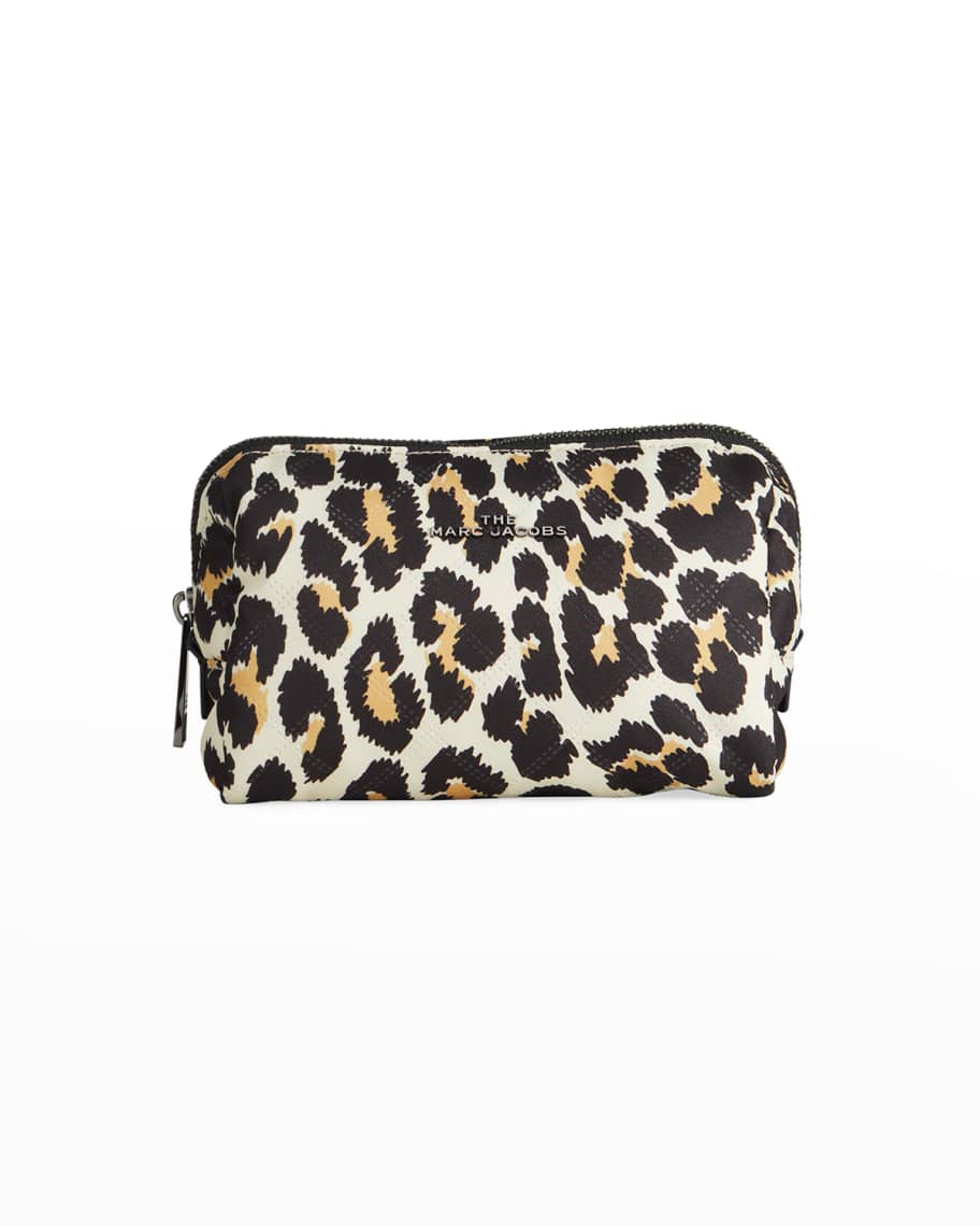 The Marc Jacobs The Beauty Triangle Leopard-Print Cosmetic Bag | Neiman  Marcus