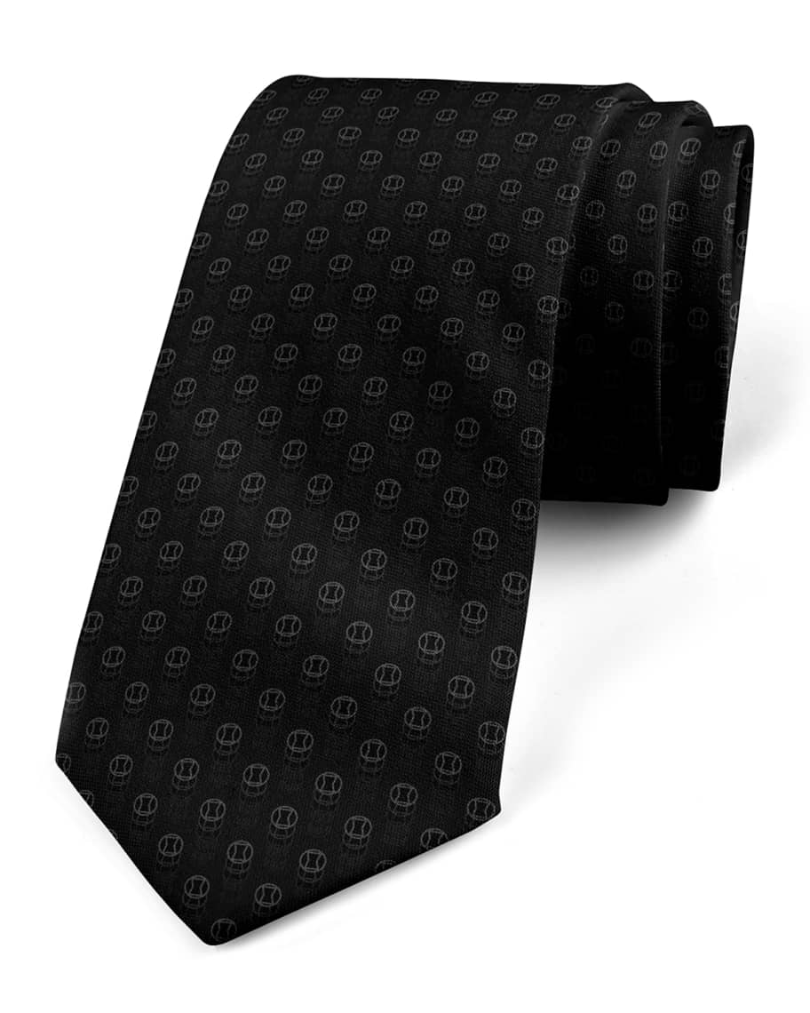 Cufflinks Inc. Black Panther Stripe Black Tie at  Men's