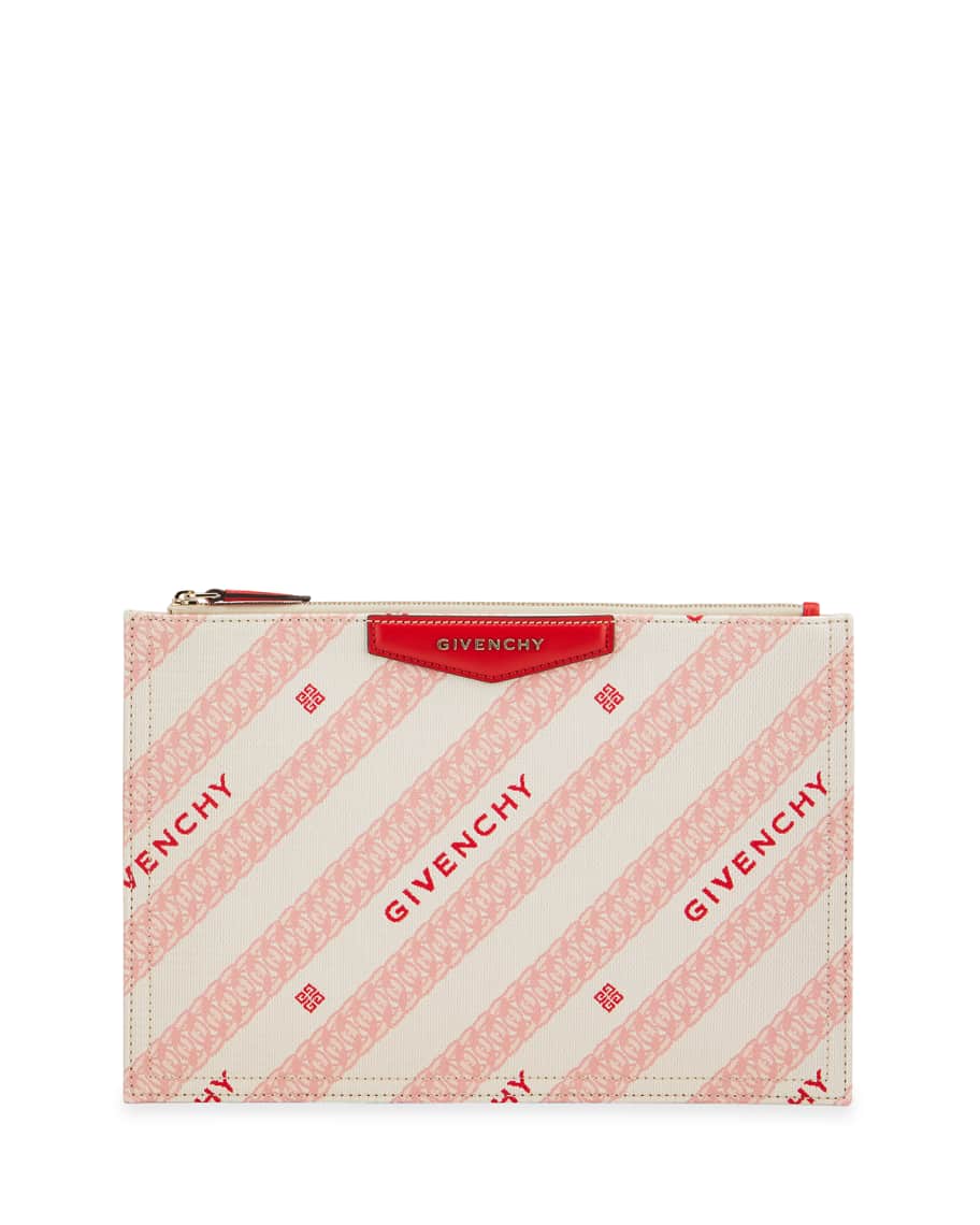 Givenchy Antigona Logo Chain Medium Pouch Bag | Neiman Marcus