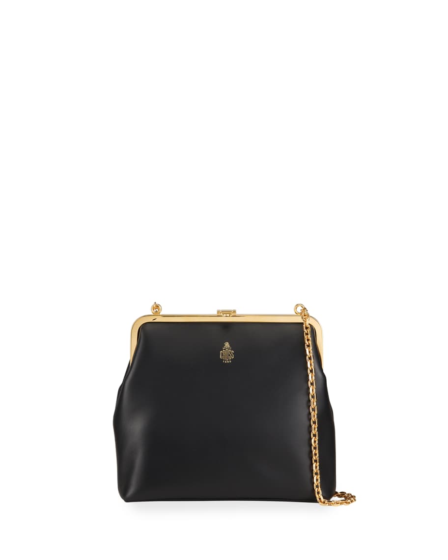 Mark Cross Susanna Framed Napa Pouch Shoulder Bag Neiman Marcus