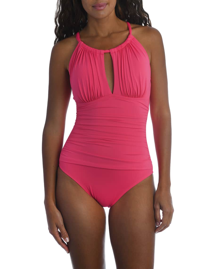 Kenneth cole high clearance neck mio swimsuit