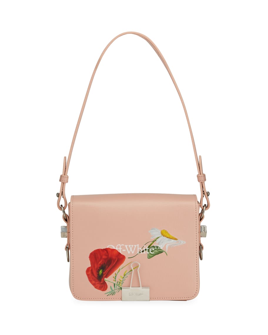 Flowers Flap Shoulder Bag