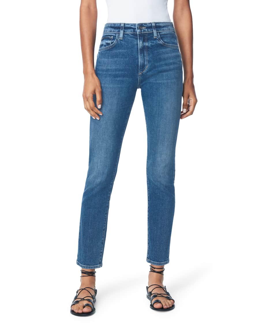 Joe's Jeans The Erin High-Rise Straight Jeans | Neiman Marcus