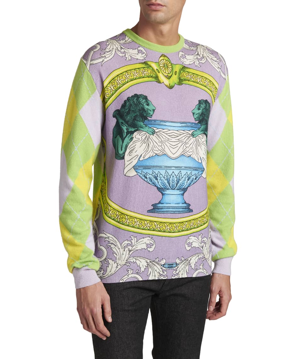 Versace cashmere sweater discount