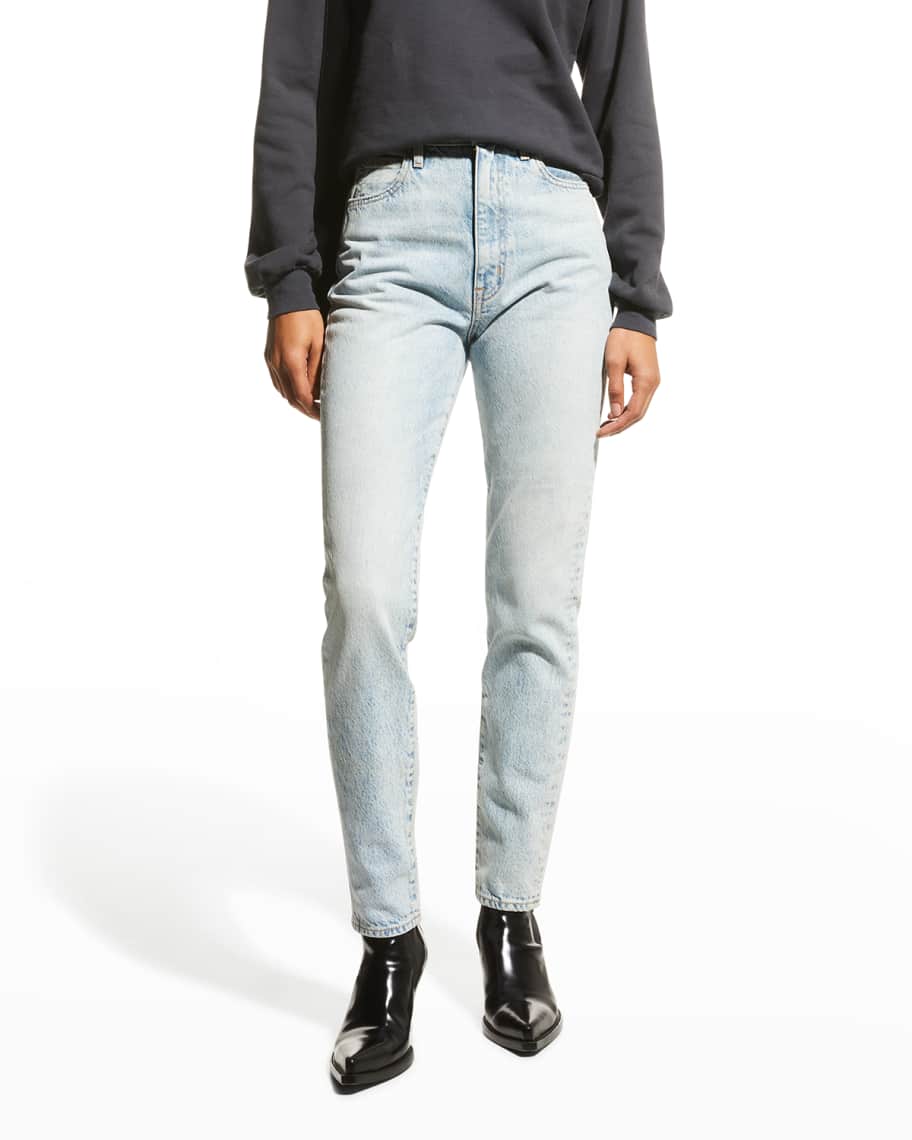 【SLVRLAKE】 Beatnik high-riseスリムジーンズ SLVRLAKE Beatnik High Rise Slim Jean in Harvest Moon | REVOLVE