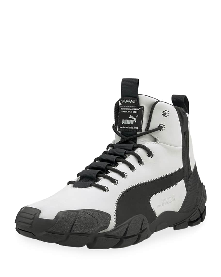 puma x nemen centaur mid leather trainers