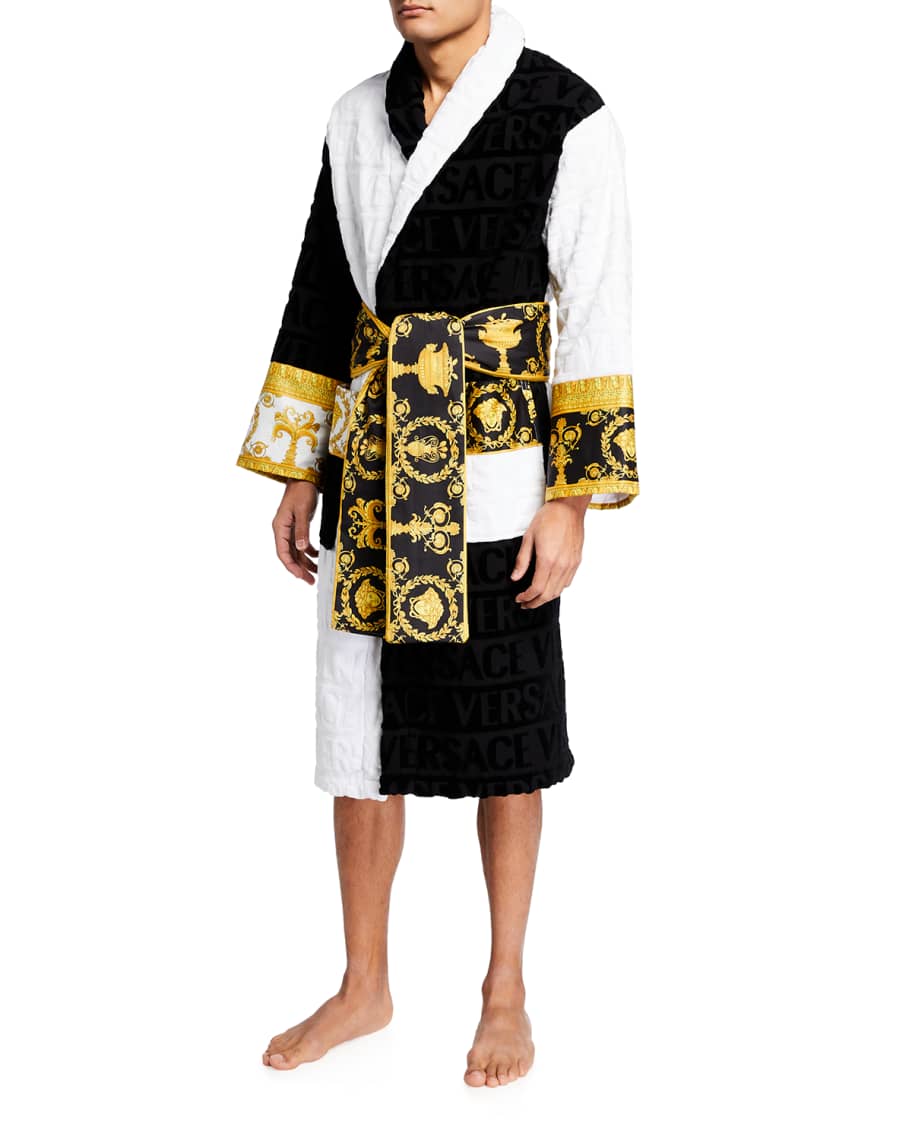 Versace Unisex Barocco Sleeve Robe  Versace bathrobe, Fashion, Versace men