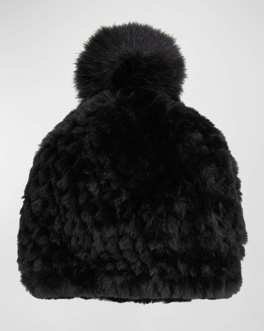 Fabulous Furs Knitted Faux Fur Beanie | Neiman Marcus