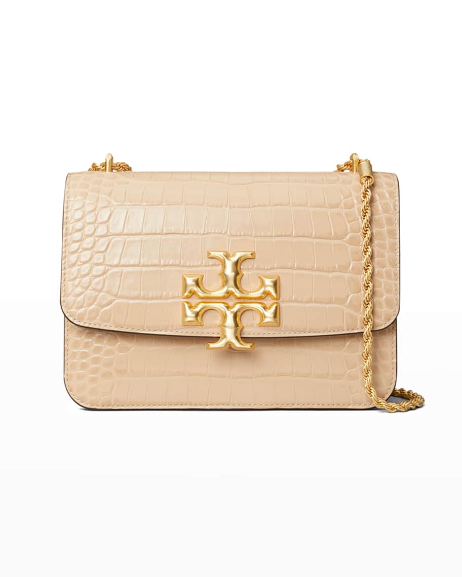 Tory Burch Eleanor Crocodile Embossed Chain Shoulder Bag Neiman