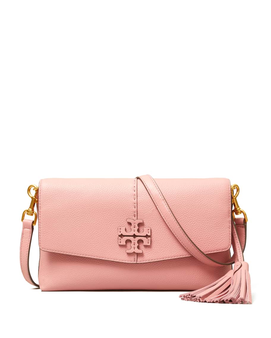 Tory Burch McGraw Leather Envelope Crossbody Bag Neiman Marcus